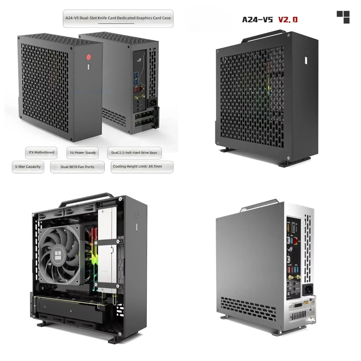 Pc Power Supply - 5 Litre Mini A24-V5 2.0 Çift