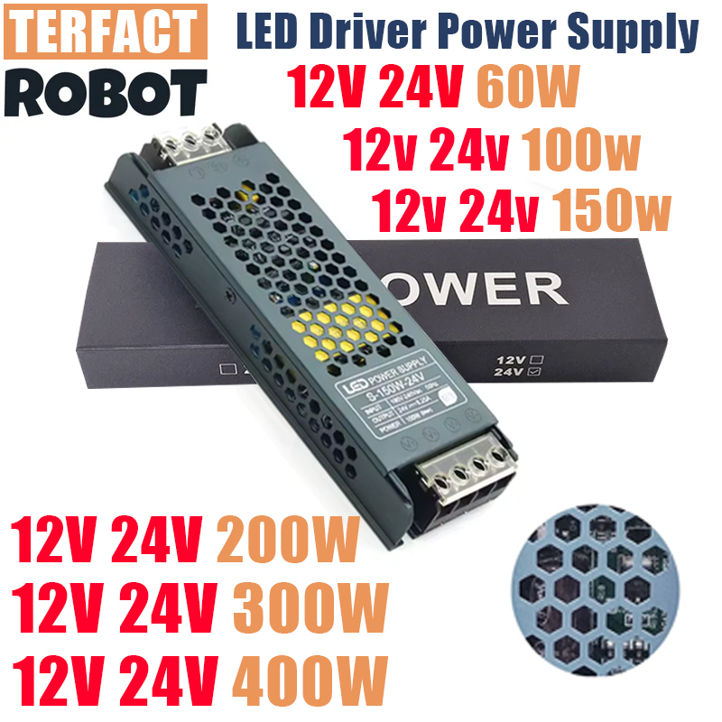 Power Supply 500W - LED Sürücü 12 V Volt 24V