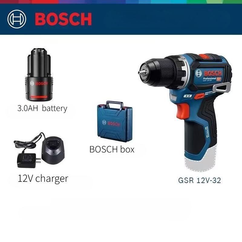 Power Supply 12V - Bosch 12V GSR12V-32 Şarj Edilebilir El