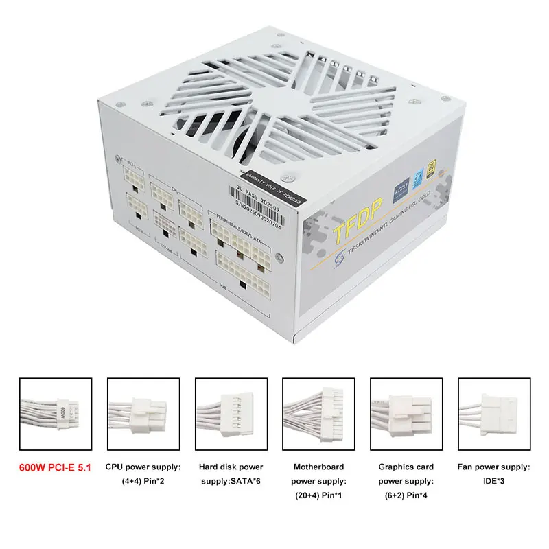Beyaz 750w 850w 1000W 1200W Wa - Power Supply 750W incelemesi ve fiyatı